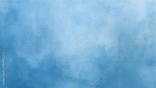 Abstract Soft Blue Watercolor Texture Background Cloudy Gradients with Smooth Blending.  Artistic Canvas for Hazy Sky, Baby Shower Designs, Calm Wallpapers & Creative Backdrops.