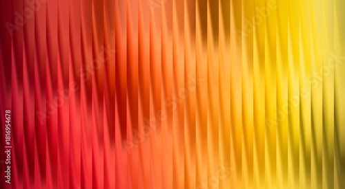 Wallpaper Mural Abstract colorful gradient wavy lines background, perfect for modern design purposes. The artwork features a stunning blend of reds, oranges, and yellows creating a vibrant and eye-catching visual.  Torontodigital.ca