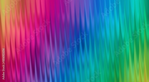 Wallpaper Mural A vivid and colorful striped background, with a spectrum of rainbow hues creating a vibrant visual Torontodigital.ca