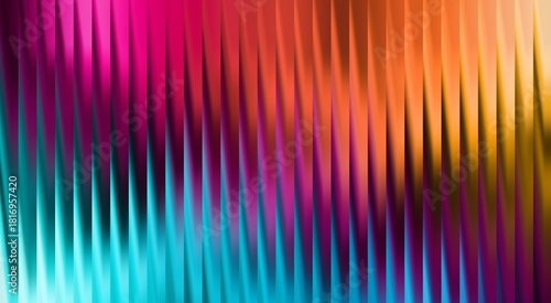 Wallpaper Mural Abstract vibrant lines of color create a visually dynamic and modern background. The image showcases a beautiful array of vertical lines in a spectrum of brilliant colors Torontodigital.ca