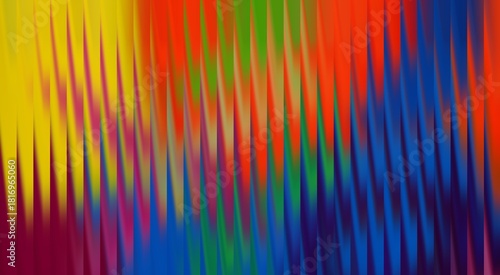 A mesmerizing abstract of vibrant colors forming a dynamic composition