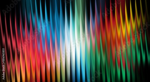 An abstract image with vibrant colors, forming a visual representation of energy and movement