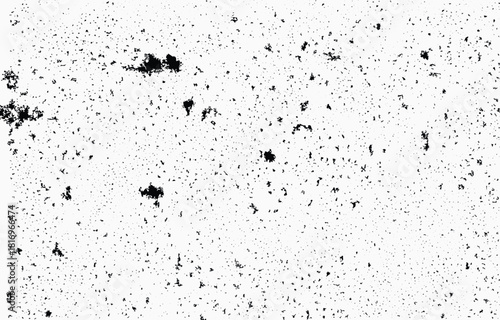 Abstract grunge vector design featuring a textured surface with distinct dark spots and patterns on a white backdrop, ideal for creative projects and backgrounds