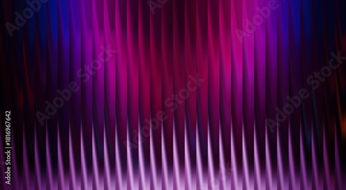 Abstract illustration of vibrant purple and pink light. It showcases dynamic lines with a touch of elegance. 