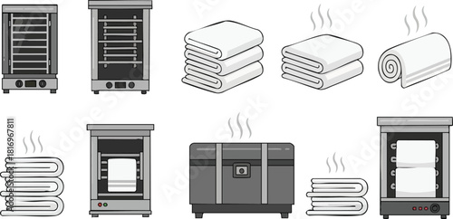 Warm Towel Collection Modern and Traditional Designs for Spa and Home Use