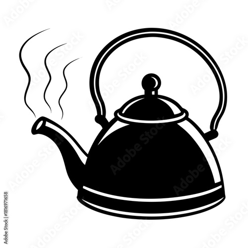 teapot isolated on white background
