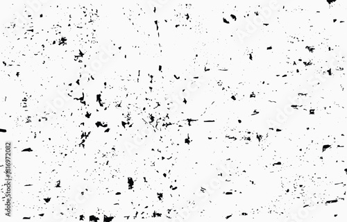 Grunge abstract vector design featuring scattered black textures on a white background suitable for digital or print media use