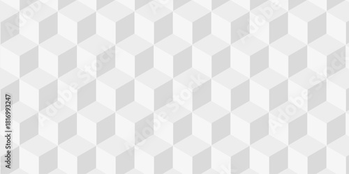 Seamless geometric pattern isometric blank cubic. Mosaic cube pattern vector tile wallpaper.	