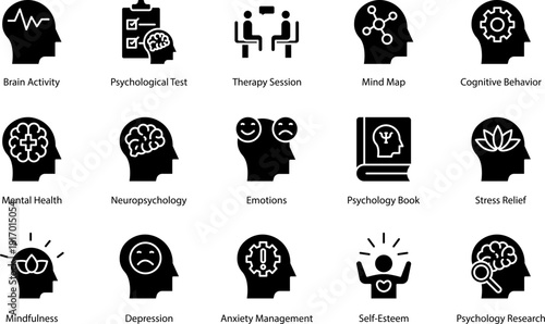Psychology Solid Icons