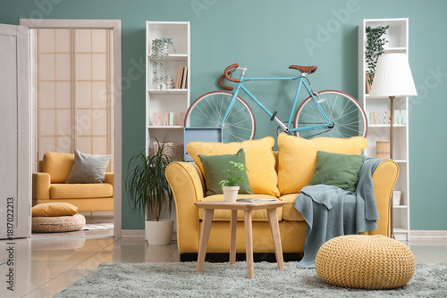 Interior of stylish living ...