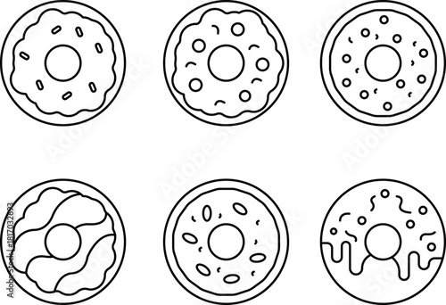 Donut Icons Set