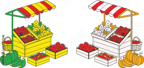 Two magnifying glasses, one light blue and one light yellow, with the word "search" written in black below each lens.