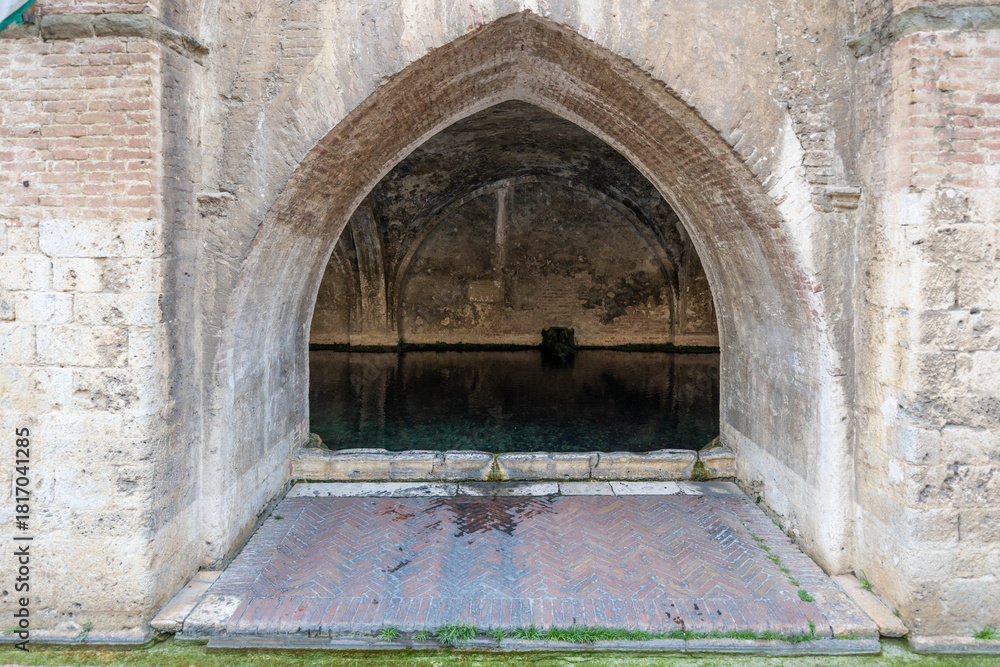 Naklejka premium Fontebranda - Siena, Italy