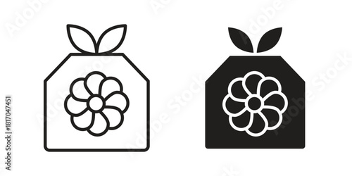 Furoshiki icon pictogram in trendy outline style. icon, sign or symbol.