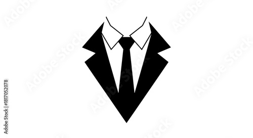 Illustration of a suit and tie, symbolizing formality and professionalism.