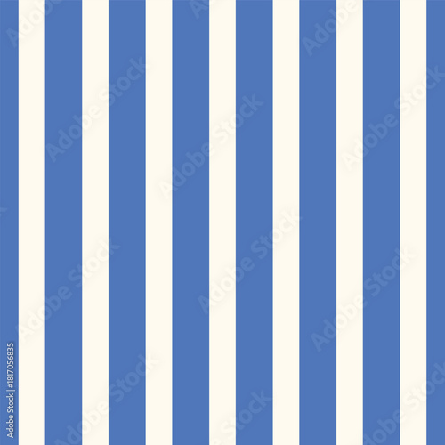 Coastal Hydrangea Pattern Collection Blue Florals Stripes Gingham Seamless Vector Set