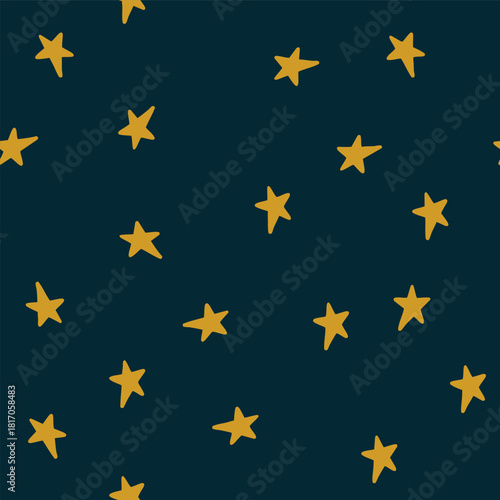 Christmas Vector Seamless Pattern Festive Illustrations with Ornaments Santa Trees Plaid Stars