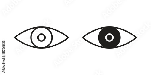 Eyes icon for your website design, logo, app, UI. EPS10