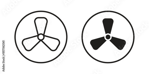 Fan icon for your website design, logo, app, UI. EPS10