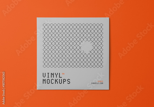 Vinyl Cover Mockup