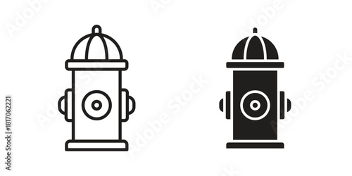 Fire hydrant icon for your website design, logo, app, UI. EPS10