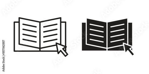 Guide icon for your website design, logo, app, UI. EPS10