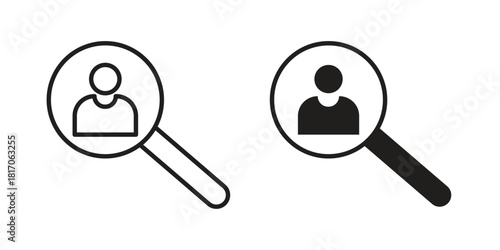 Hiring icon for your website design, logo, app, UI. EPS10