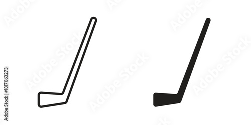 Hockey sticks icon for your website design, logo, app, UI. EPS10