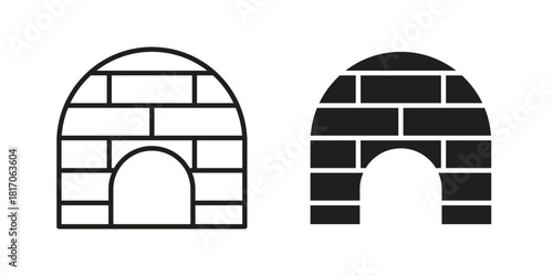 Igloo icon for your website design, logo, app, UI. EPS10
