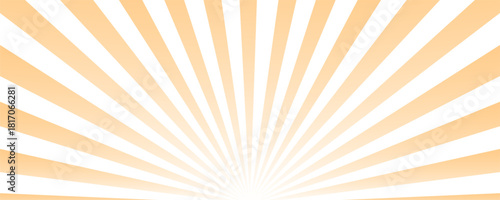 Illustration of yellow retro sunlight background. Sunlight abstract design. sun light cartoon design in flat style.