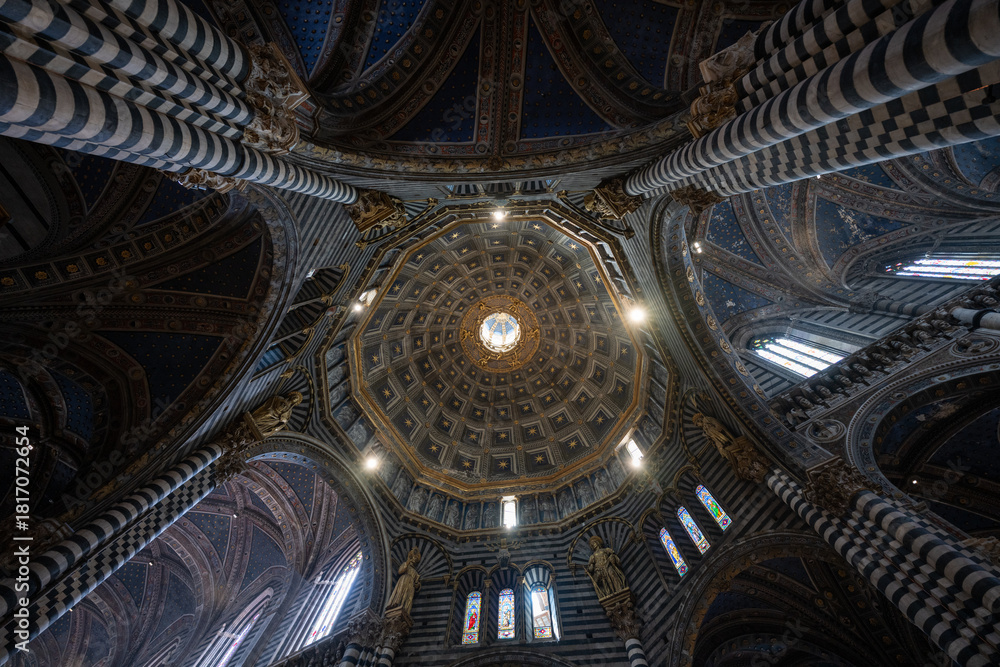 Obraz premium Siena Cathedral Interior Dome - Siena, Italy