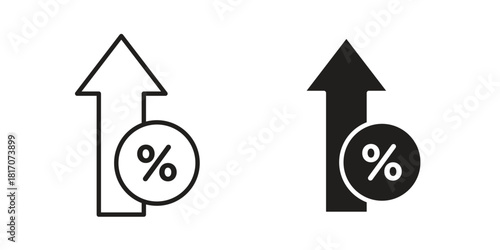 Interest icon in filled, thin line, stroke style for website and apps