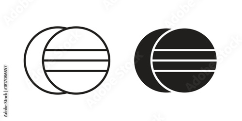 Eclipse icon designs collection for mobile, ui, web.