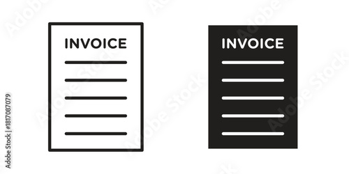 File invoice icon designs collection for mobile, ui, web.