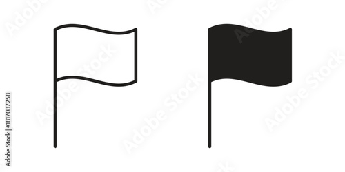 Flag icon designs collection for mobile, ui, web.