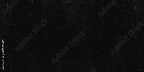 Dark black grunge wall texture for vintage background design pattern