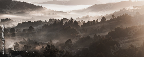 Morning mountain landscape
