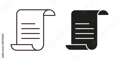 History icon symbol. Vector EPS 10. line and glyph icon