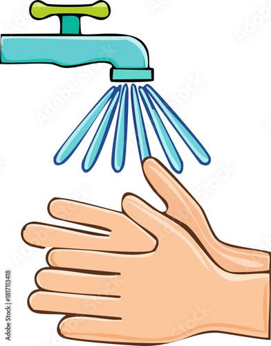 El yıkama işlevi izole edilmiş 