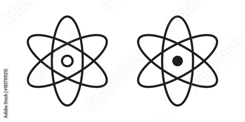 Fusion icon doodle set. editable outline stroke vector eps