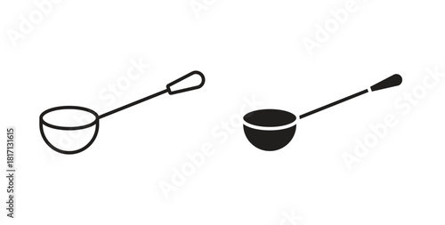 Ladle icon isolated vector Illustration. Vector pictogram for web and app