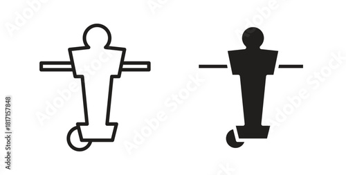 Foosball icon for web and app. vector illustration eps