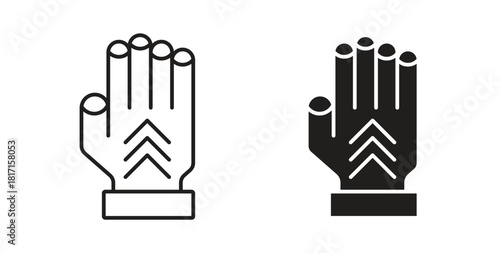 Gauntlet icon for web and app. vector illustration eps