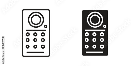 Intercom icon for web and app. vector illustration eps