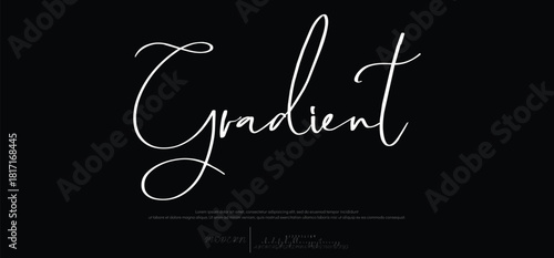 Signature Font Calligraphy Logotype Script Brush Font Type Font lettering handwritten