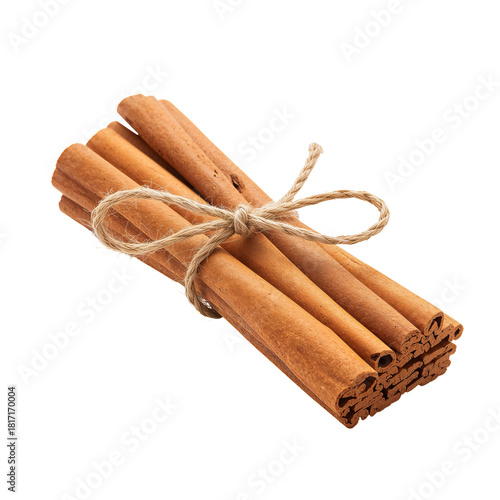Cinnamon Sticks Bundled With Twine for Cooking and Baking Needs
