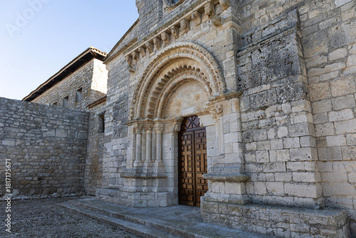 Wallpaper Mural Romanesque façade of the Church of Santa Maria de Wamba, Valladolid Torontodigital.ca