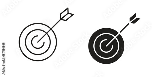 Goalfor banner and concept set. Simple icon collectionaging design Vector illustrationsnting icon concept set. Simple icon collection