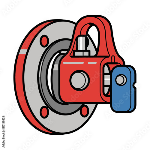 Mechanical gearbox with multiple lockout devices for safe servicing demonstrations