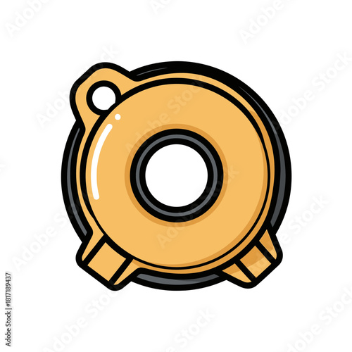 Circular lockable cover for pipe access protection and equipment sealing graphics